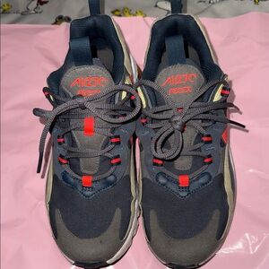 Nike Air Max 270 React Dark Gray and Red Sneakers